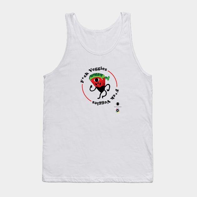 Watermelon Ninja Tank Top by Siklop